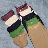 خرید ست تاپ و شورت پنبه ای زنانه