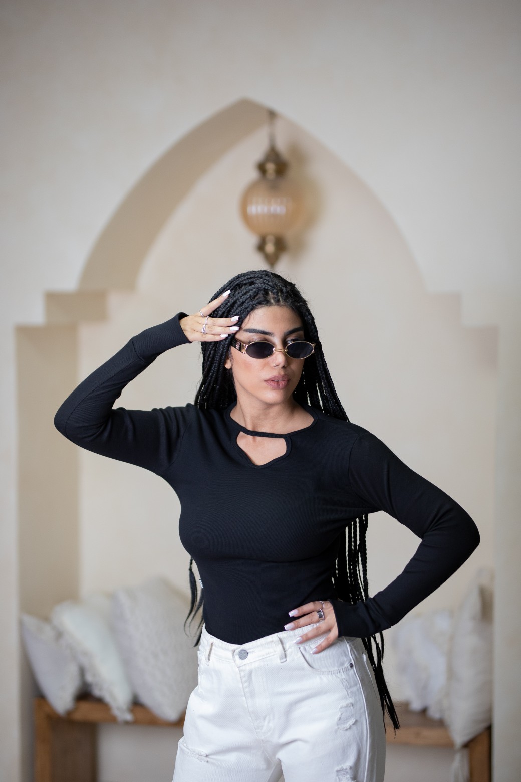 بادی یقه دلبری زنانه