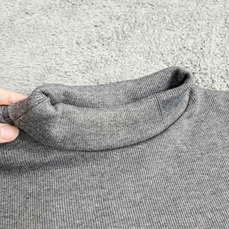 خرید بلوز یقه اسکی پنبه ملانژ زنانه