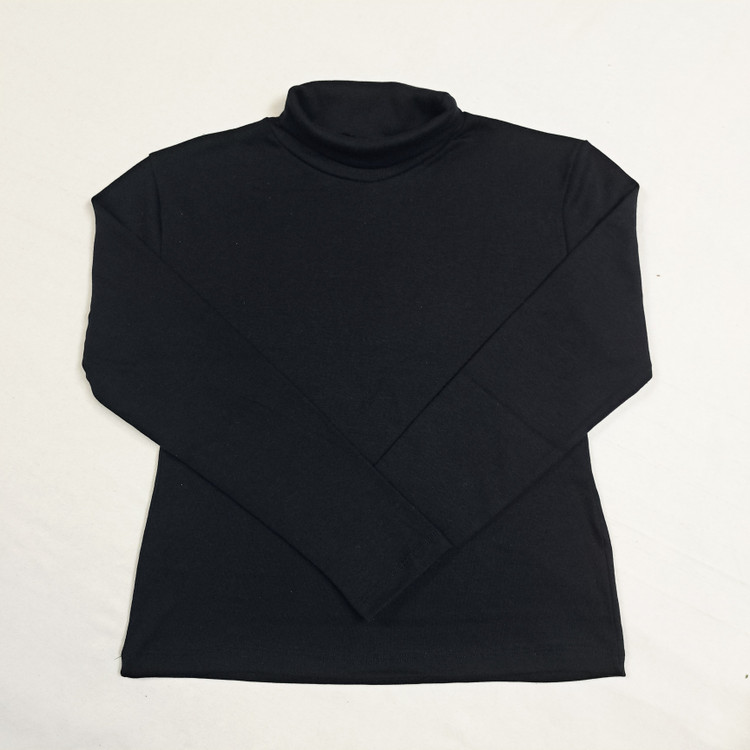 خرید بلوز یقه اسکی مشکی پاییزی زنانه