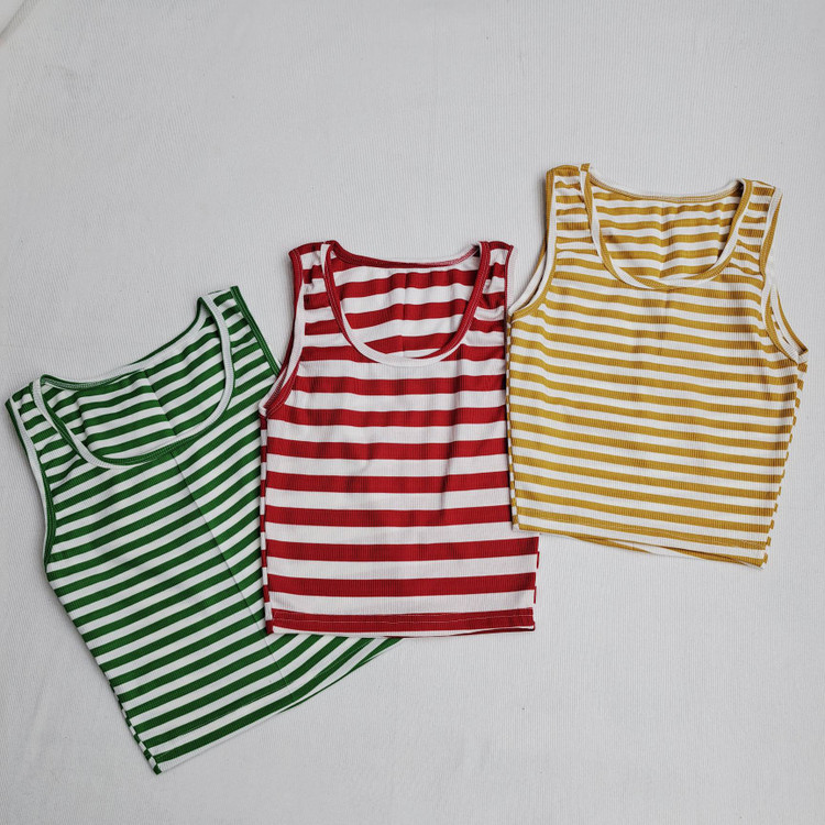 تاپ حلقه ای راه راه زنانه