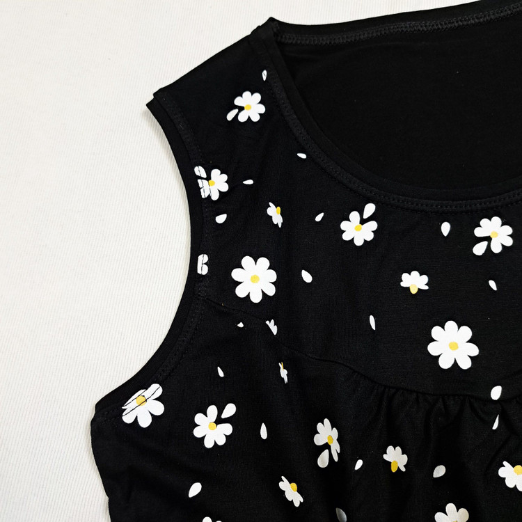 خرید سارافون بابونه آستین حلقه ای