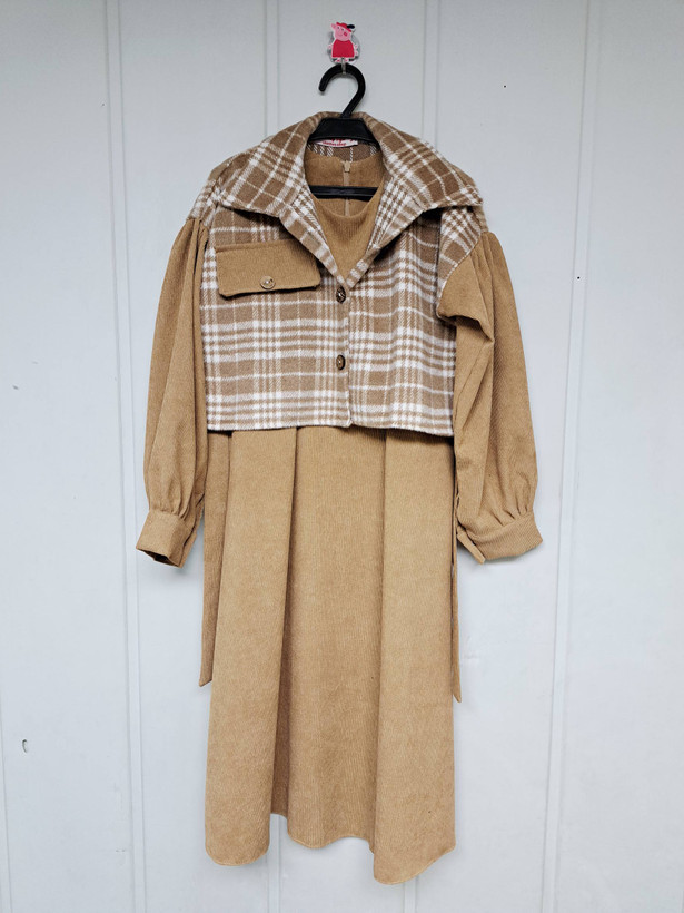 Eidanh girls' coat and sundress