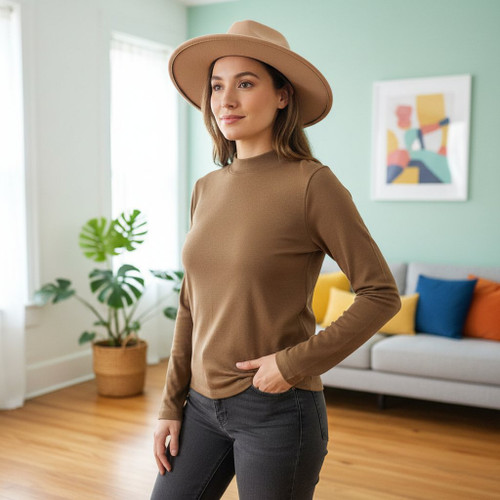 خرید بلوز یقه ۵ سانت پنبه ای