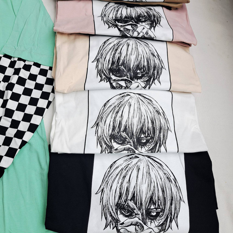 چاپ انیمه بلوز کاهدار فینگردار