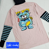 خرید بلوز زنانه کلاهدار فینگردار بهاری