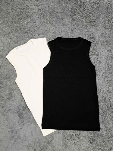 تاپ بیسیک یقه گرد پنبه فانریپ بهاری زنانه و دخترانه